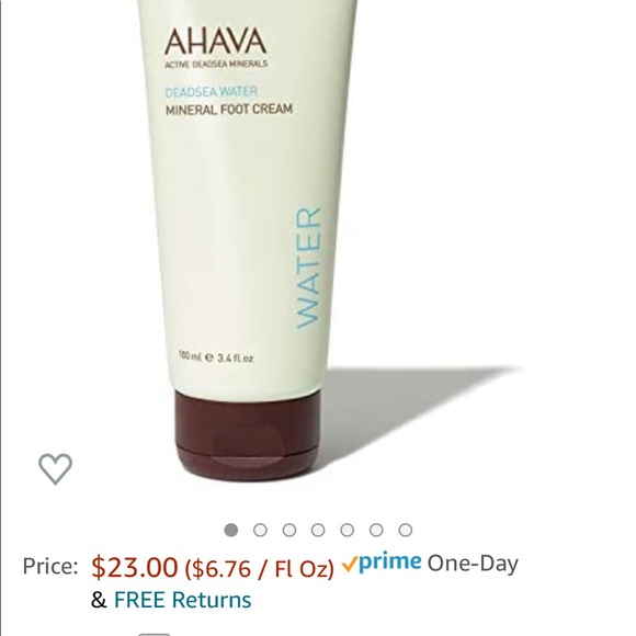AHAVA Deadsea Water Mineral Foot Cream. - Picture 3 of 3